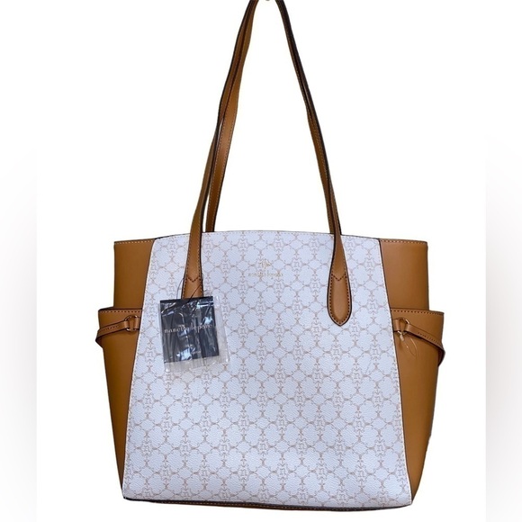 - Nwt🔥nanette Lepore Logo Double Handle Shoulder Bag - Picture 1 of 8